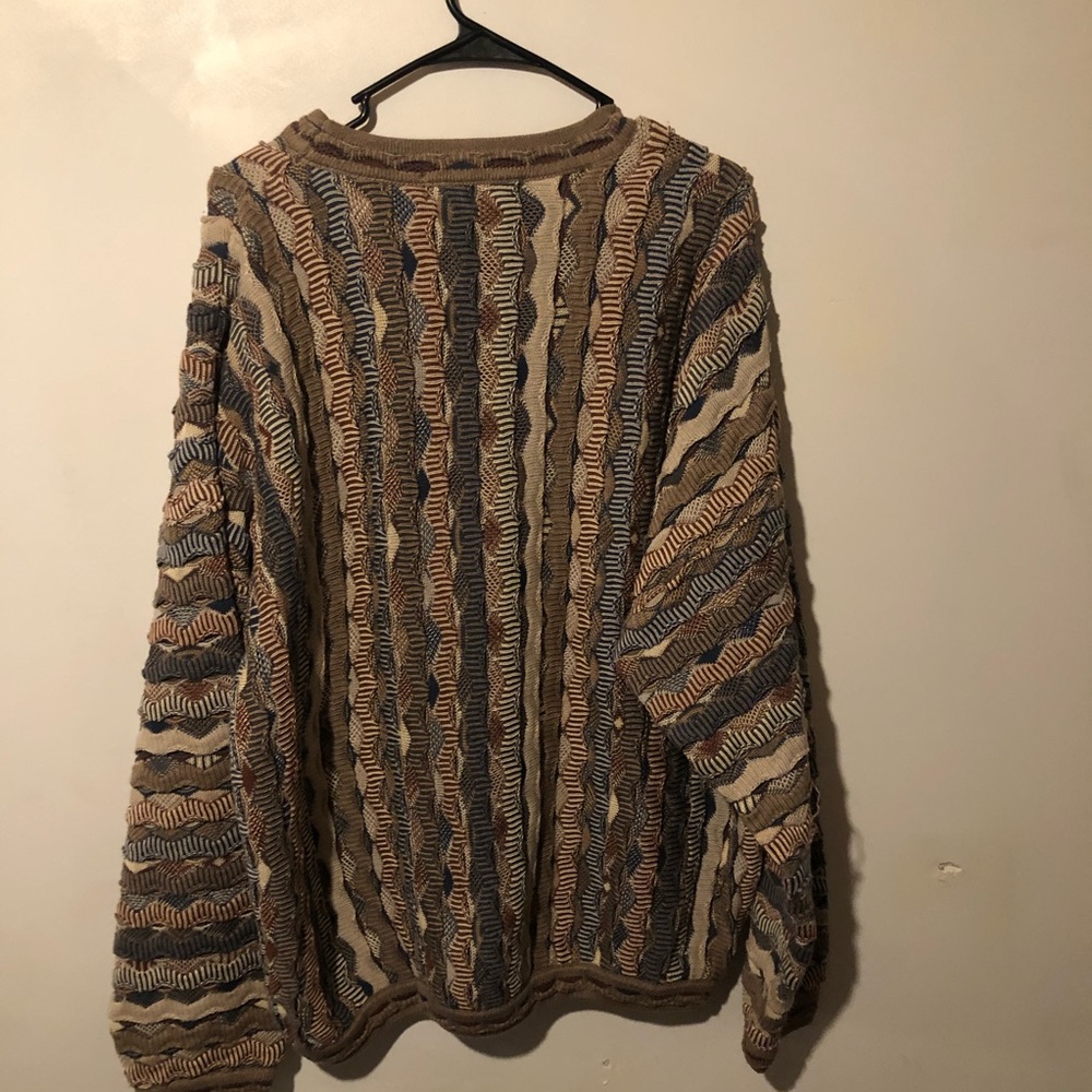 Chunky oversized ITaly ENRICO UOMO ITALY retro sweater unisex - Picture 6 of 8